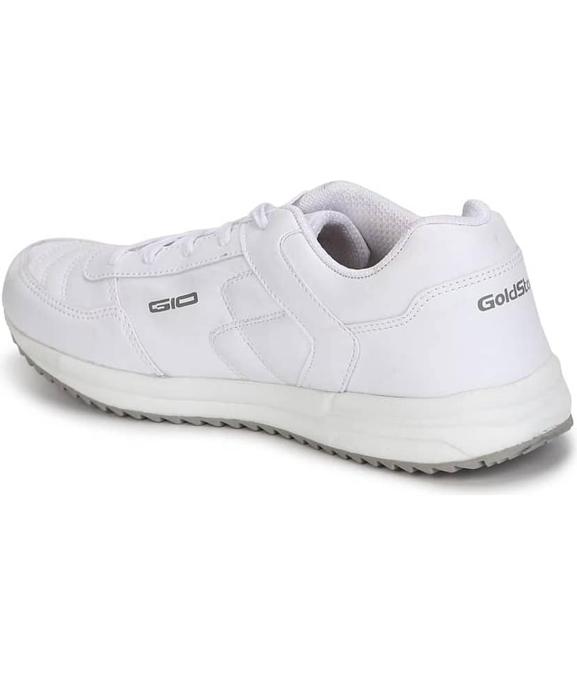 GOLDSTAR White Running Shoes view 2