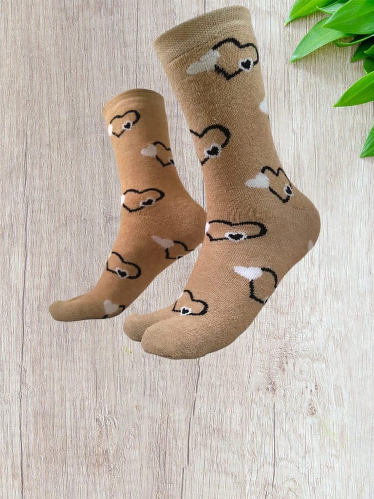 Pack of 3 Women's Mid-Calf Length Woolen Socks view 2