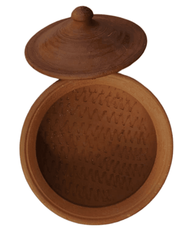 Terracotta Dhal Curry Pot (Cook up to 1KG) view 2