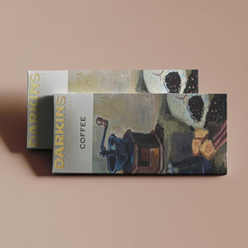 DARKINS 65% Dark Chocolate With Coorg Coffee | Dark Chocolate Bar 3x50gm | Vegan | Natural | Gluten-Free Chocolate | 50 GM Each Pack of 3 view 3