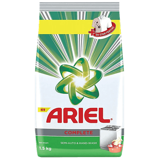 Ariel Complete Detergent Washing Powder, 1 Kg Get 500 G Free