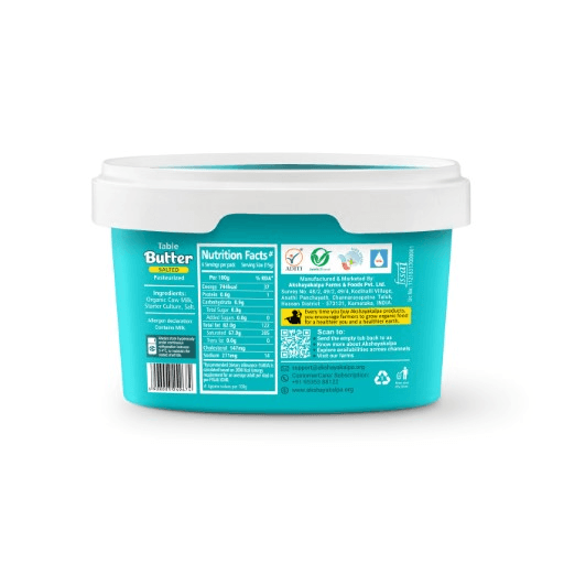Akshayakalpa-Organic Table Butter Salted 100g view 2
