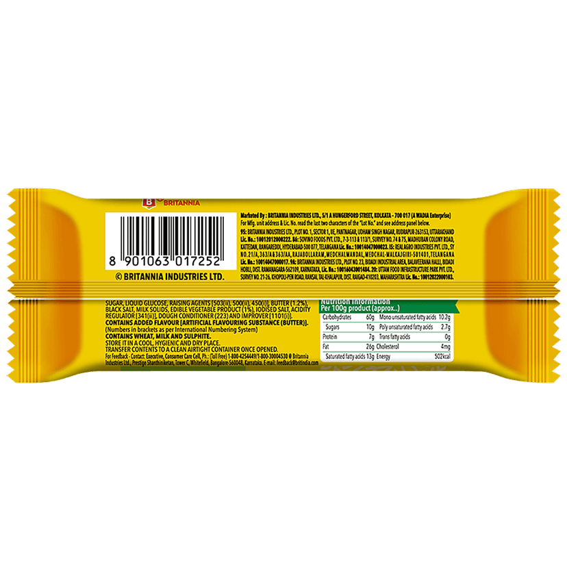 Britannia 50-50 Maska Chaska Salted Biscuits, 40.5 G view 2