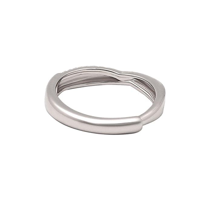 Silver Vintage Wheel Adjustable Ring view 5