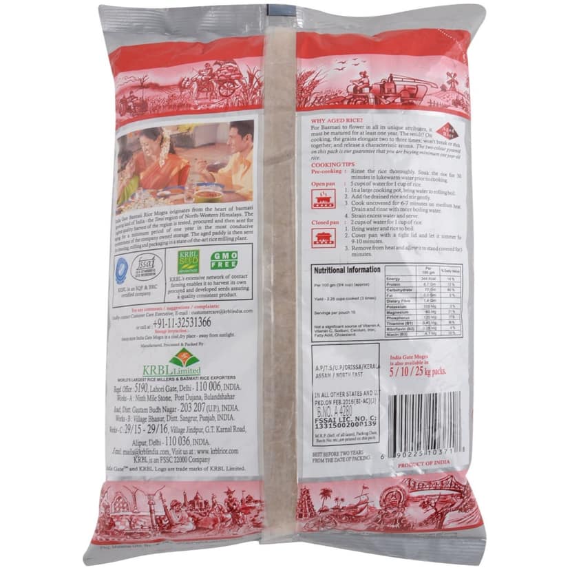 India Gate Mogra Basmati Rice 1 Kg view 3