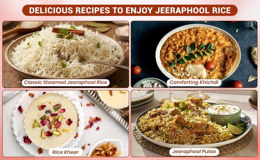 Chhattiskala A Bihan Initiative Jeeraphool Aromatic Rice 1kg Naturally Fragrant Short Grain Rice Authentic Indian Jeeraphool Chawal for Daily Cooking view 5