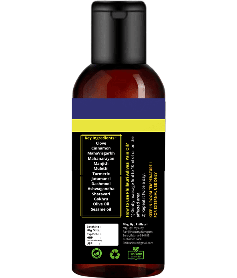 Phillauri Joints Pain Relief Oil ( Pack Of 2 ) view 2