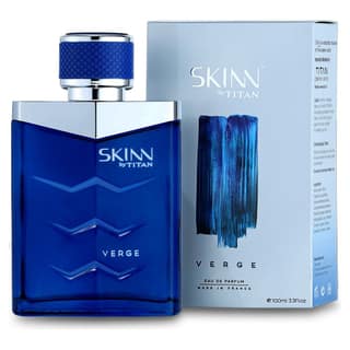 Skinn By Titan | Verge Perfume - 100 Ml | Perfume For Man | Gift for Men | Premium Fragrance | Grooming Essentials | Long Lasting Smell for Men |Fresh, Woody, Spicy | Eau De Parfum Skinn By Titan | Verge Perfume - 100 Ml | Perfume For Man | Gift for Men