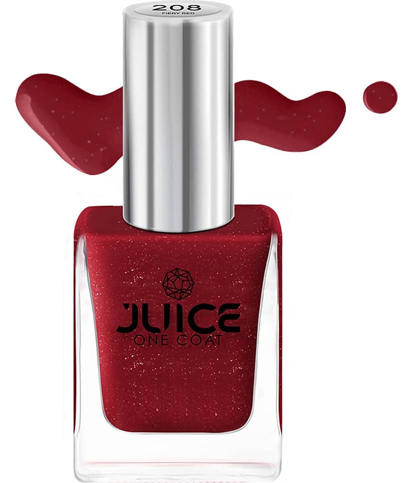 Juice - Red Glossy Nail Polish ( Pack of 3 ) view 2