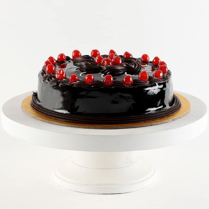Truffle Cherry Cake Half Kg view 3