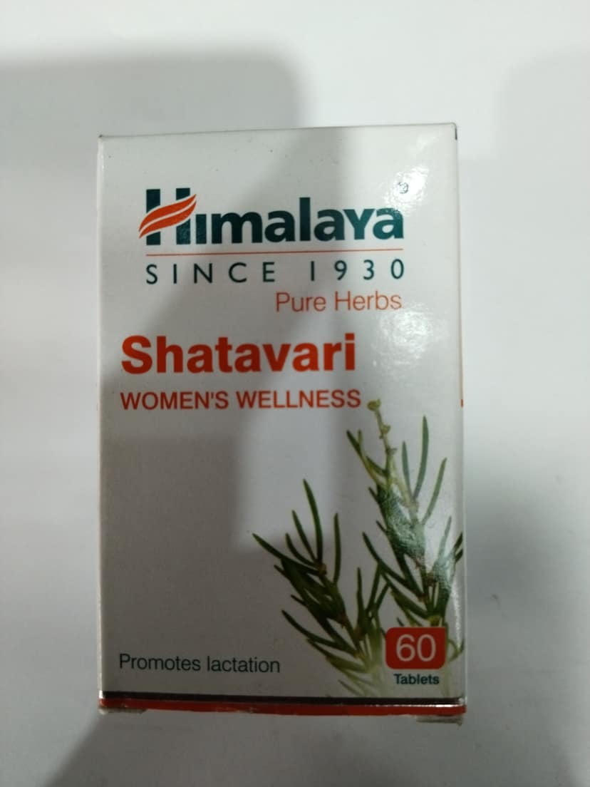 Himalaya Pure herbs Shatavari Women's wellness Promotes lactation 60 Tablets
