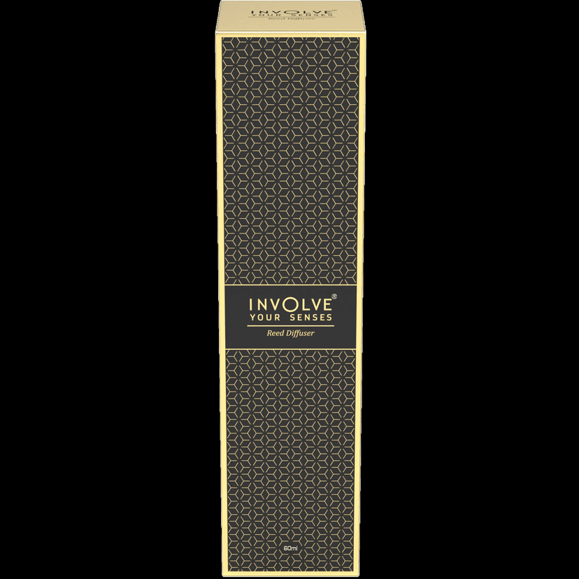 Involve Elegance Golden Glory Reed Diffuser Set