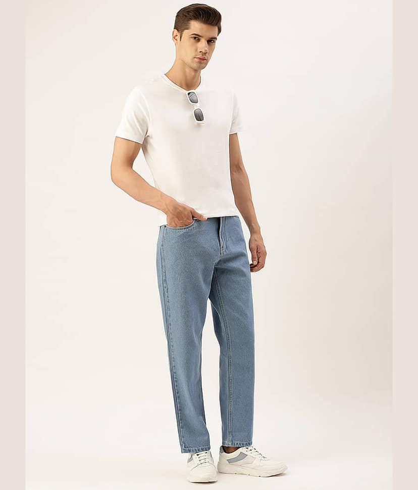Bene Kleed Men Pure Cotton Relaxed Fit Jeans view 4