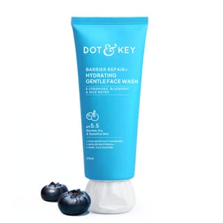 DOT & KEY Barrier Repair + Hydrating Gentle Face Wash With Probiotic | Ceremide Face Wash | For Dry Skin,Normal Skin&Sensitive Skin | Gently Cleanses Skin From Dirt & Oil For Unisex,175ML DOT & KEY Barrier Repair + Hydrating Gentle Face Wash With Probiot