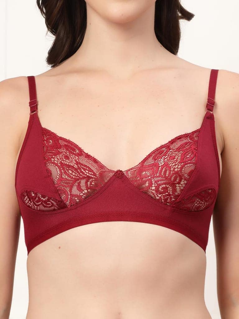 ADORNSTAR Branded Women's Comfort Non-Padded Bra Panty Lingerie Set for Women | Non Padded | Designer Honeymoon Hot Sexy Wedding Set view 5