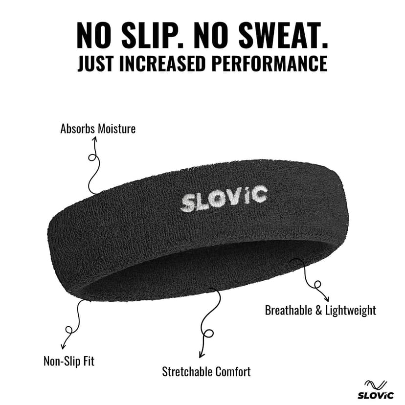 Slovic Headband Black - V2 view 2