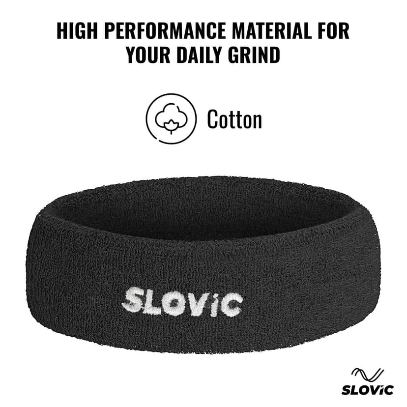 Slovic Headband Black - V2 view 4