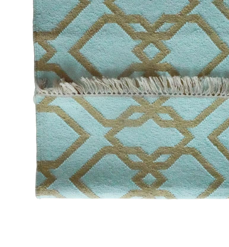 Handloom Punja Durrie Floor Carpet view 3