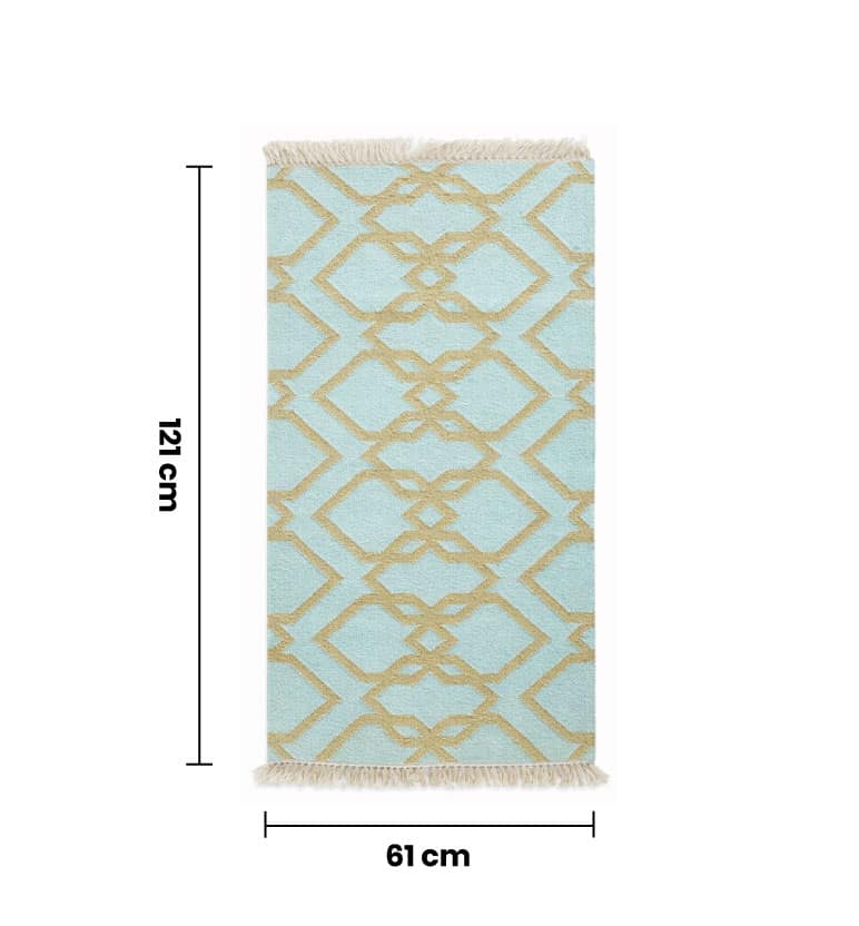 Handloom Punja Durrie Floor Carpet view 5