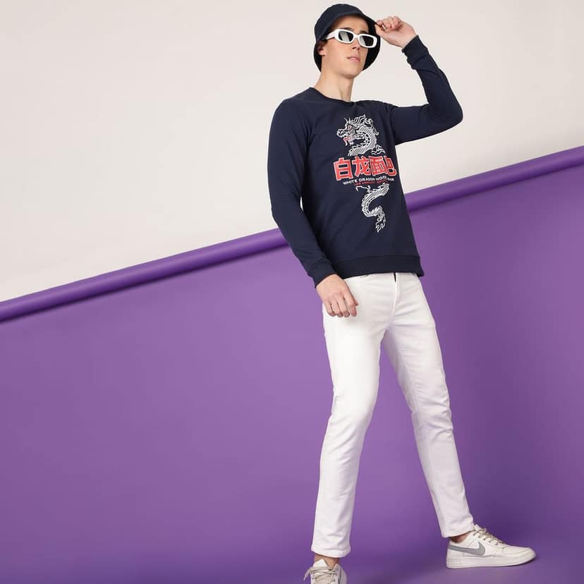 FTX Men Round Neck Printed Full sleeves Tshirt view 4