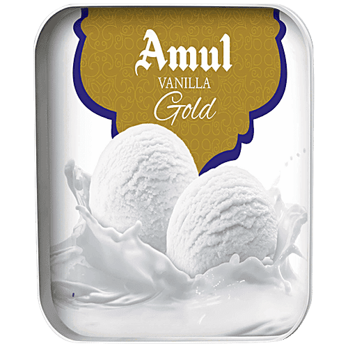 Amul Gold Vanilla Ice Cream, 1 L Tub