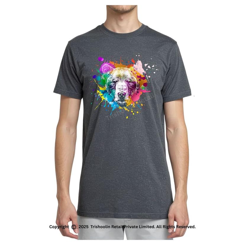Trishoolin T-Shirt Design 10274MB | Regular Fit | Crew Neck / Round Neck Half Sleeve | Pack of 1