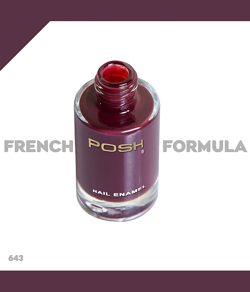Posh - Coffee Glossy Nail Polish ( Pack of 4 ) view 2