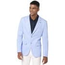 Mufti Light Blue Stripe Slim Fit Blazer