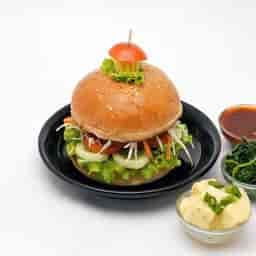 Special Palak Paneer Burger