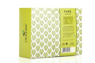 Octavius Pure Green Tea Bags - 100 Pieces | 100% Natural | Antioxidant-rich | Reduces Waist | Detox Green Tea Bags (1.7 gm x 100 Bags)