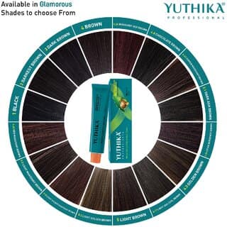 Yuthika Professional Creme Hair Color 100gm Burgundy Red Brown 4.26 view 2