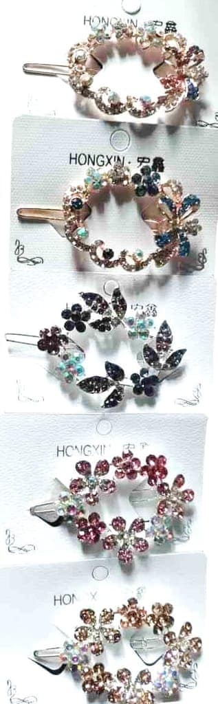 Rhinestone Crystal Hair Clip Barrette for Women Girls Hair Accessories view 3