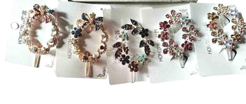 Rhinestone Crystal Hair Clip Barrette for Women Girls Hair Accessories view 5