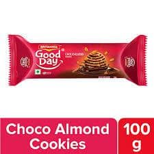 Britannia Good Day Choco Almond Cookies, 100 G