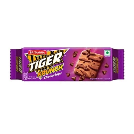 Tiger Krunch Chocochips Biscuit-60g