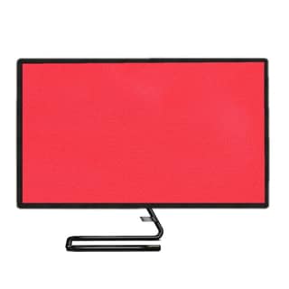 PalaP Super Premium Dust Proof Monitor Cover for Lenovo All in ONE Desktop 22 inches (RED)