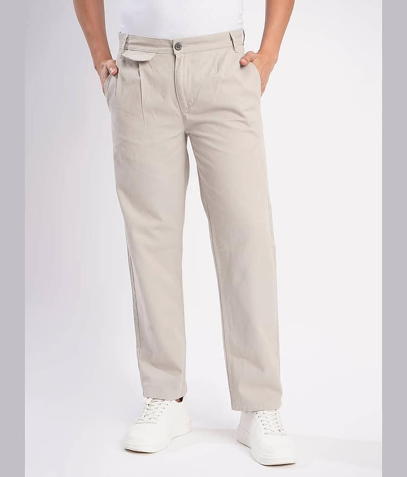 IVOC Relax Men's Cargos - Silver ( Pack of 1 ) view 2