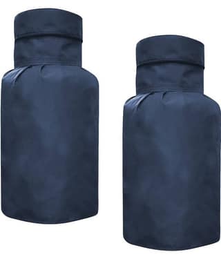 PrettyKrafts Set of 2 Cotton Blue Cylinder Cover