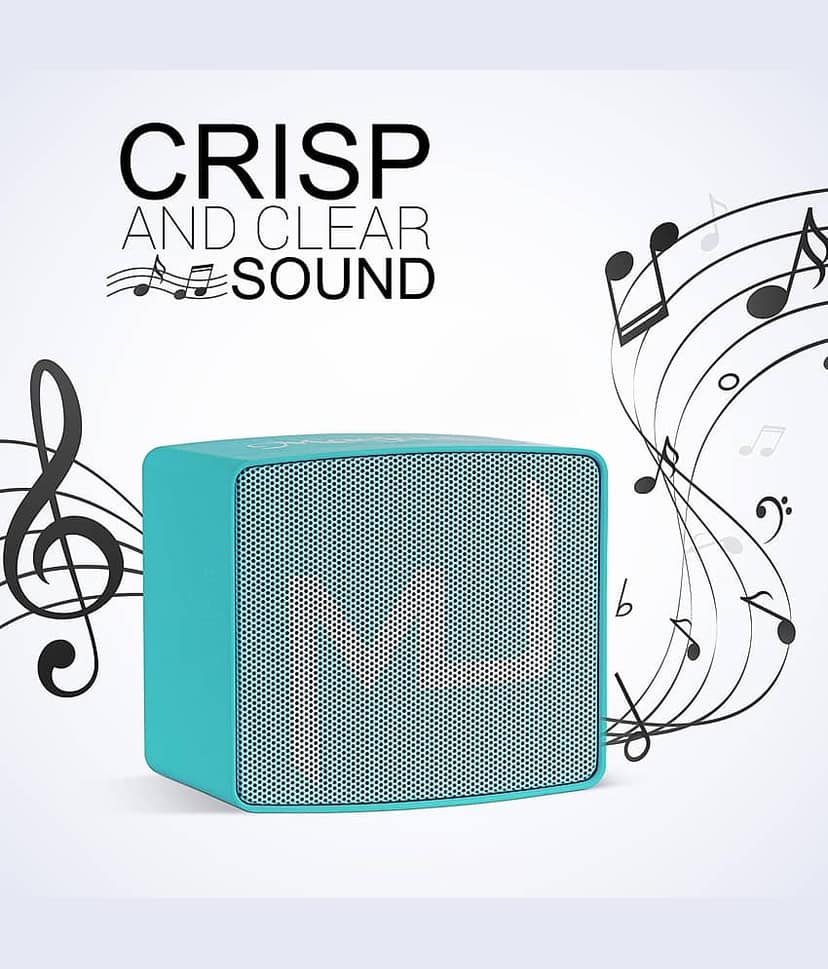 Macjack Wave 120 3 W Bluetooth Speaker Bluetooth v5.0 with Call function,3D Bass Playback Time 10 hrs Blue view 2