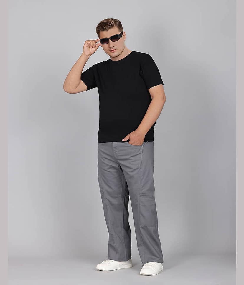 IVOC Straight Men's Trouser - Grey ( Pack of 1 ) view 6