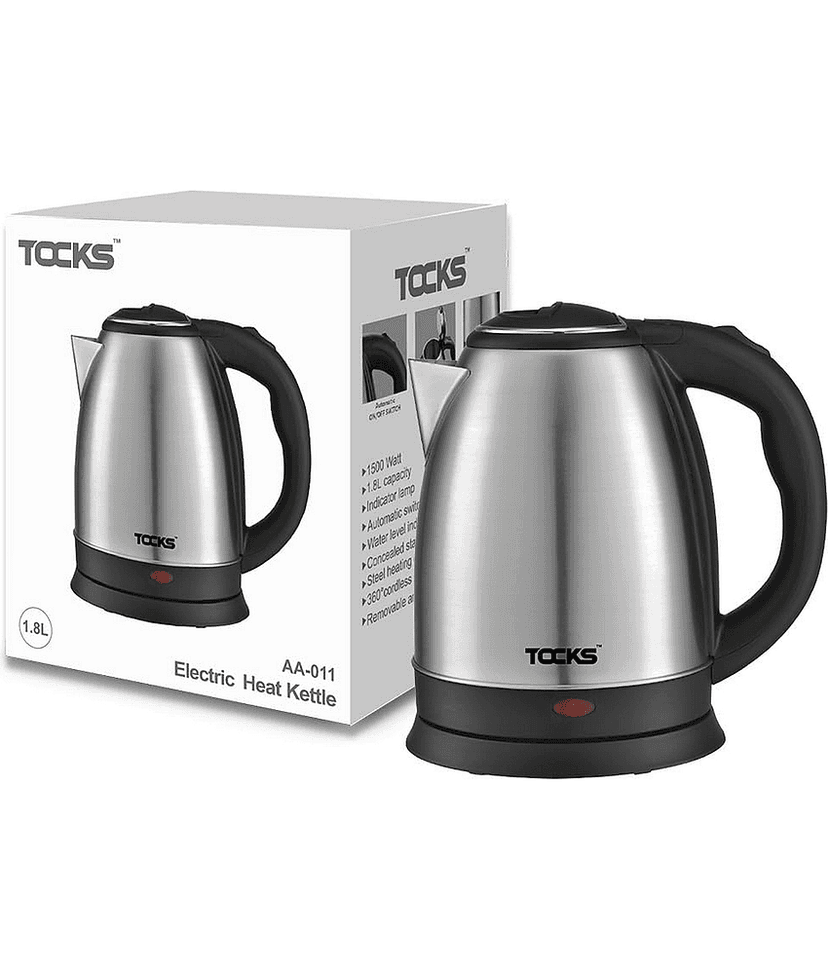 VARKAUS Electric Kettle Steel Kettle 1800 ml