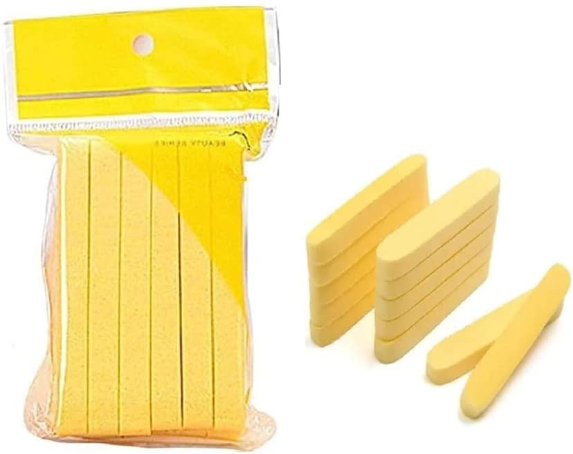Nawani Facial Cleaning Washable Puff Sponge 12 Stick Face Cleansing Pad Soft Analog Tissue Flotation Bath view 2