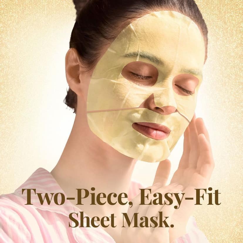 Everyuth Naturals Golden Glow 24K Gold Sheet Mask view 4