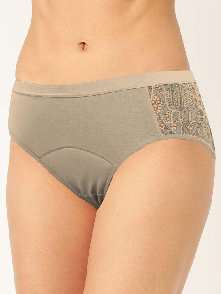 Women Hipster Lenzing Modal Lace Period Underwear view 3