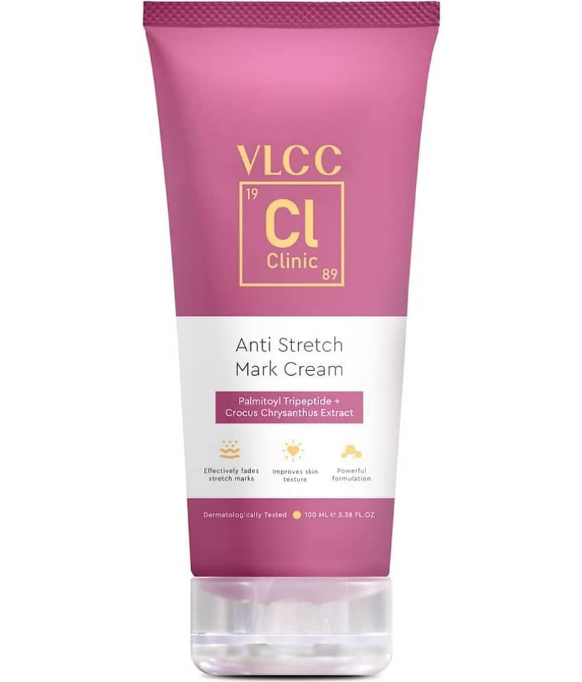 VLCC Clinic Anti Stretch Marks Reducing Cream - 100 ml - Firms And Tightens Skin