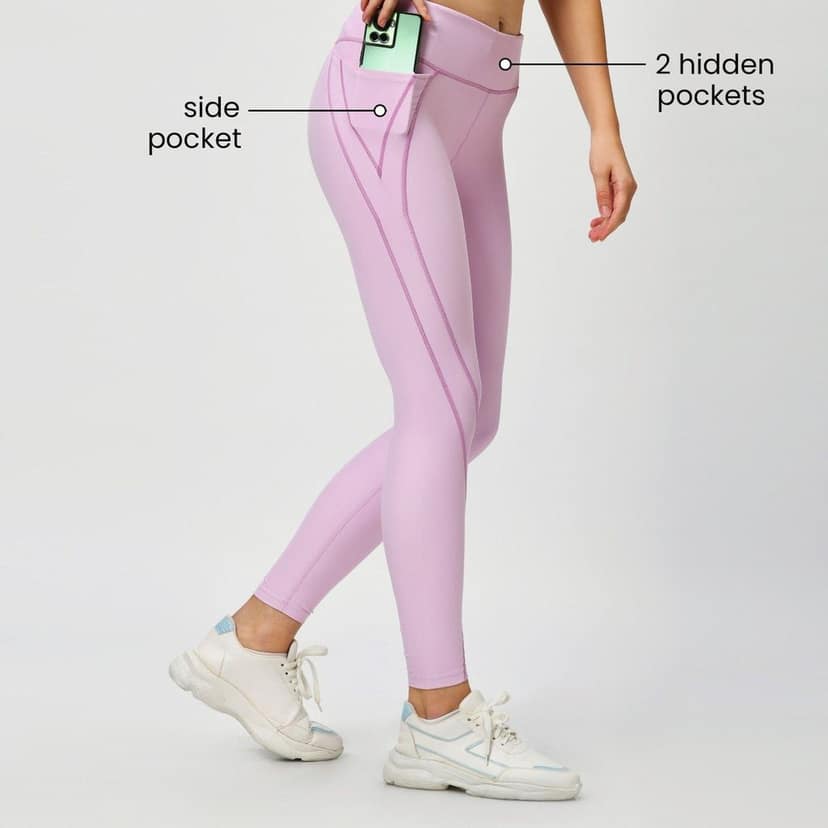 Extreme Uplift Leggings - Cotton Candy Pink ( 7/8 ) view 2