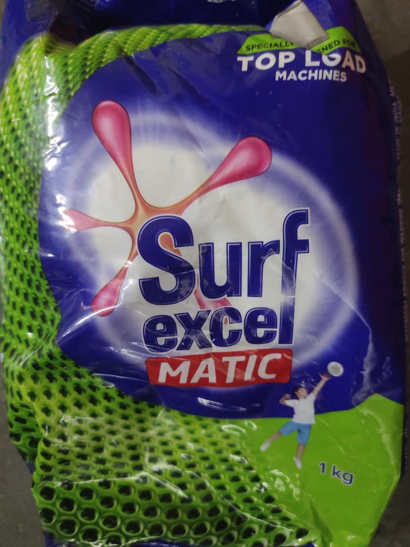 Surf excel detergent matic powder top load