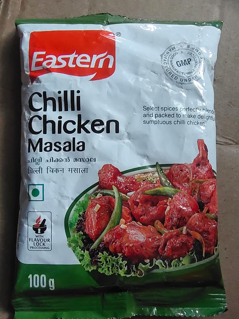 Eastern chilli chicken masala