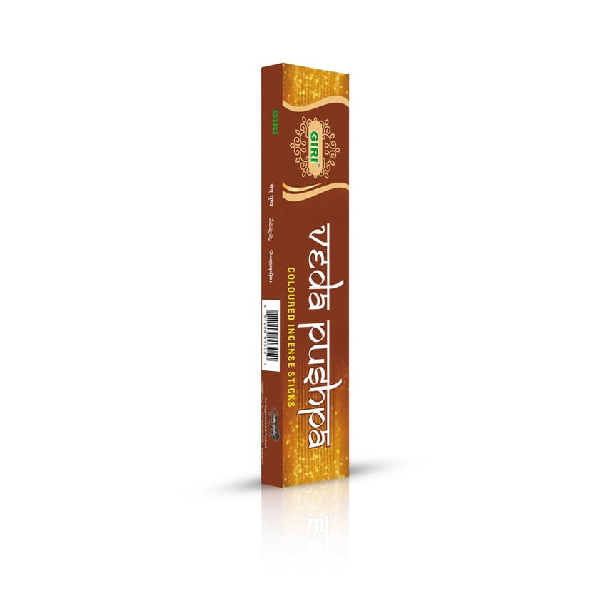 Giri Veda Pushpa Incense Sticks - 35 Sticks | Fresh Fragrance Agarbathi | 35 Pcs | Agarbatti for Pooja view 2