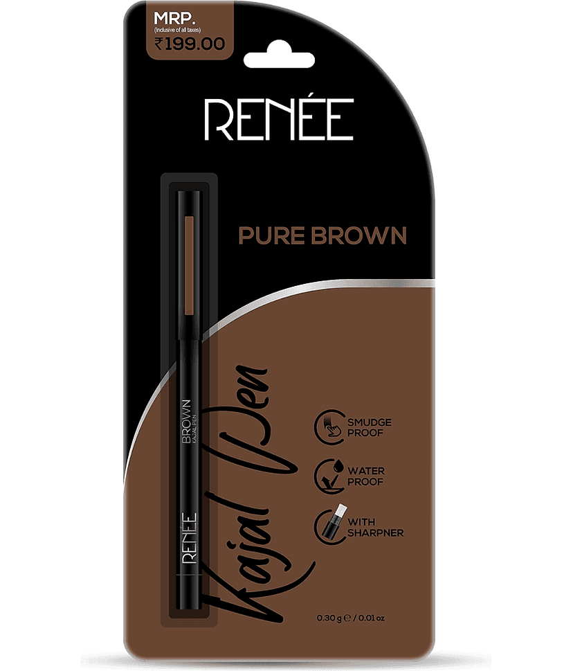 Renee Brown Matte Kajal 10 g Pencil ( Pack of 1 )